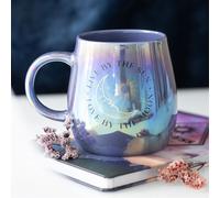 Live by the Sun Love by the Moon Iridescent Coffee Mug. Gothic Luna Mug Gift