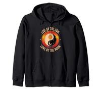 Live By The Sun Love By The Moon Zip Hoodie