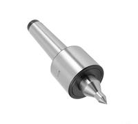 Live Center for Taper MT1/MT2/MT3/MT4 Lathes - Triple-Bearing Spindle with High-Carbon Steel Construction, 0.000197" Accuracy, 3000 RPM Rated,(MT4)