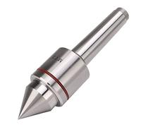 Live Center MT3, High Carbon Steel Lathe Tool, 60 Degree Revolving Center with Triple Ball Bearings, 0.005 Accuracy CNC Live Center for High Speed Lathes, and