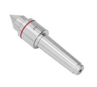 Live Center Revolving MT4, High Carbon Steel Morse Taper Turning Tool, 60° Ball Bearing Lathe Live Center with Design, for Precision Lathe Work and Heavy Duty Machining