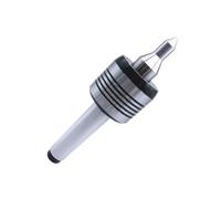 Live Center Taper Lathe Tool, Steel Triple Bearing Live Revolving Milling Center for CNC MT1 MT2 MT3 MT4(3)