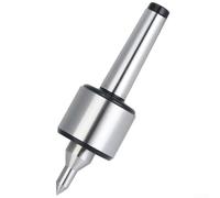 Live Center with Extended Long Spindle and Triple Bearing for Morse Taper For Lathe, Optimized for Smooth Rotation and Tailstock Support (MT3)