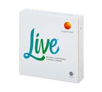 Live Daily Disposable (90 lenses) Stärke: +6.50, BC: 8.60, DIA: 14.00 +6.50 8.60 14.00