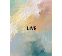 LIVE: Decorative Stacking Book for Home Decor, Neutral Minimalist Coffee Table Styling, Staging, and Creating Calm, Modern Beautiful Spaces