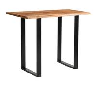 Live Edge Collection Light Acacia Bar Table