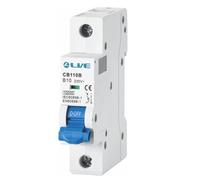 LIVE Electrical CB116D Single Pole 16A D Curve 10kA MCB