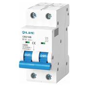 LIVE Electrical CB220B Double Pole 20A B Curve 10kA MCB