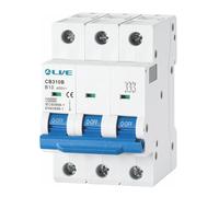 LIVE Electrical CB340D Triple Pole 40A D Curve 10kA MCB