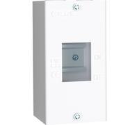 LIVE Electrical EMCU2 2 Way IP20 Metal Modular Enclosure without Lid