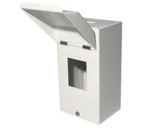 LIVE Electrical EMCU2-A 2 Way IP40 Metal Enclosure with Lid