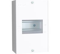 LIVE Electrical EMCU4 4 Way IP20 Metal Modular Enclosure without Lid