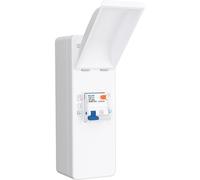 LIVE Electrical EMU2-BR 2 Way IP40 Metal EV Charging Unit with 40A Type A DP RCBO B Curve