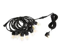 LIVE Electrical LST1 IP65 150W Outdoor E27 LED String Lights with 10x Warm White LED Bulbs