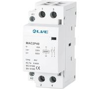 LIVE Electrical MAC4P25 4 Pole 25A Modular AC Contactor