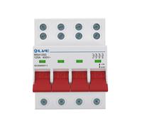 LIVE Electrical MS4125D 4 Pole 125A Main Switch Double Terminal
