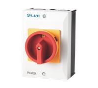 LIVE Electrical RI425 4 Pole 25A AC IP65 Weatherproof Rotary lsolator Switch