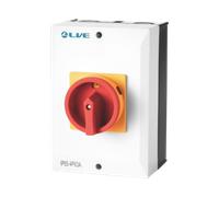 LIVE Electrical RI463 4 Pole 63A AC IP65 Weatherproof Rotary lsolator Switch