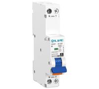 LIVE Electrical RKB120B-030 20A 1P+N B Curve 6kA 30mA Type B Bi-Directional Compact RCBO