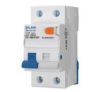 LIVE Electrical RNA16C-030 Double Pole 16A C Curve 6kA 30mA Type A Bidirectional RCBO