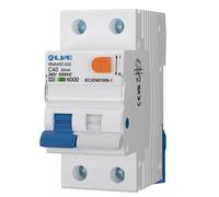 LIVE Electrical RNA40C-030 Double Pole 40A C Curve 6kA 30mA Type A Bidirectional RCBO