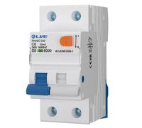 LIVE Electrical RNA6C-030 Double Pole 6A C Curve 6kA 30mA Type A Bidirectional RCBO