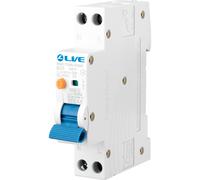 LIVE Electrical RNC132B-100N 1P+N 32A B Curve 6kA 100mA Type A Bidirectional RCBO