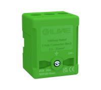 LIVE Electrical TB5P100-GREEN 5 Way 100A Rated Terminal Block Green, Terminal Capacity up to 35mm2