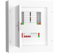 LIVE Electrical TPN04-125S TPN04-125S 4 Way TP&N Distribution Board with 4 Pole 125A Main Switch Incomer & 20/40kA DP SPD