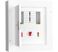 LIVE Electrical TPN04-250 4 Way TP&N Distribution Board with 3 Pole 250A Main Switch Incomer