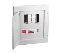 LIVE Electrical TPN12-250 TPN12-250 12 Way TP&N Distribution Board with 3 Pole 250A Main Switch Incomer