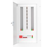 LIVE Electrical TPN14-125S TPN14-125S 14 Way TP&N Distribution Board with 4 Pole 125A Main Switch Incomer & 20/40kA DP SPD