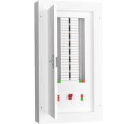 LIVE Electrical TPN16-250 TPN16-250 16 Way TP&N Distribution Board with 3 Pole 250A Main Switch Incomer