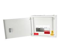 LIVE Electrical TPNH02-100 2 Way Horizontal TPN Distribution Board c/w 100A 4P Switch Disconnector Incomer