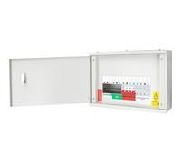 LIVE Electrical TPNH03-100S 3 Way Horizontal TPN Distribution Board c/w 100A 4P Switch Disconnector Incomer & 4P 20kA/40kA T2 SPD