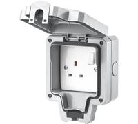 LIVE Electrical WP1G13A-A Weatherproof IP66 13A 1 Gang Switched Socket