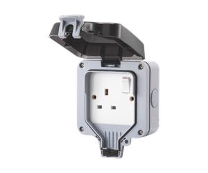 LIVE Electrical WP1G13A Weatherproof IP66 13A 1 Gang Switched Socket