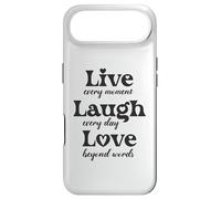 Live every moment, laugh every day, love beyond words Case for iPhone Air