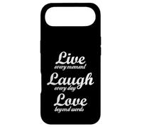 Live every moment, laugh every day, love beyond words Case for iPhone Air