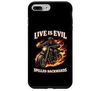 Live Evil Word Game Minimalist Humour Design Case for iPhone 7 Plus/8 Plus