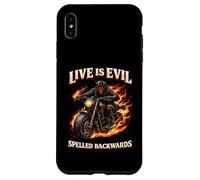 Live Evil Word Game Minimalist Humour Design Case for iPhone XS Max