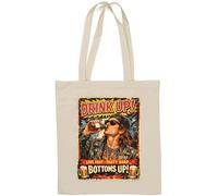 Live Fast Party Hard Spirit Natural Cotton Tote Bag White