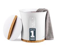 Live Fine Towel Warmer | Bucket Style Luxury Heater with LED Display, Adjustable Timer, Auto Shut-Off | Fits 40” x 70” Oversized Bath Sheet Towel