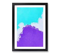 Live for The Lost in Abstract Framed Print | A2 Black Framed Wall Art | Ready to Hang | Abstract Fantasy Picture | Living Room Bedroom Lounge Office