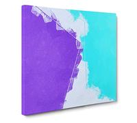 Live for the Lost in Abstract Modern Canvas Wall Art Print Ready to Hang, Framed Picture for Living Room Bedroom Home Office Décor, 20x20 Inch (50x50 cm)