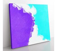 Live for the Lost in Abstract Modern Canvas Wall Art Print Ready to Hang, Framed Picture for Living Room Bedroom Home Office Décor, 50x50 cm (20x20 Inch)