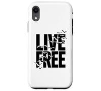 Live Free Life Quote Freedom Case for iPhone XR
