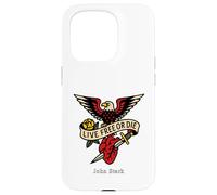 Live Free Or Die Vintage Inked Graphic John Stark Revolution Case for iPhone 15 Pro