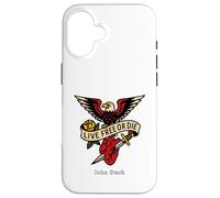Live Free Or Die Vintage Inked Graphic John Stark Revolution Case for iPhone 16