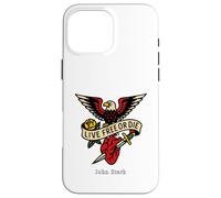 Live Free Or Die Vintage Inked Graphic John Stark Revolution Case for iPhone 16 Pro Max